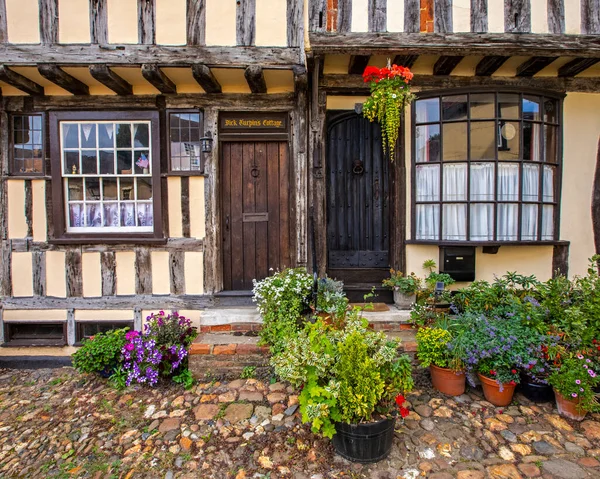 Essex Großbritannien September 2021 Schöne Fachwerkhäuser Der Stoney Lane Der — Stockfoto