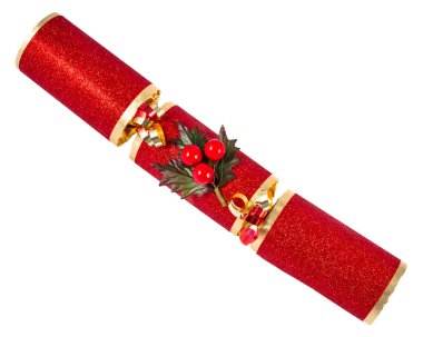 Güzel dekore edilmiş geleneksel Noel Krakeri.