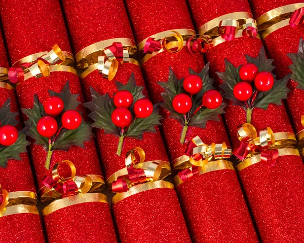美しく装飾された伝統的なクリスマスクラッカー — ストック写真