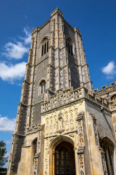 View Beautiful Peter Pauls Church Lavenham Suffolk — Stock Photo, Image