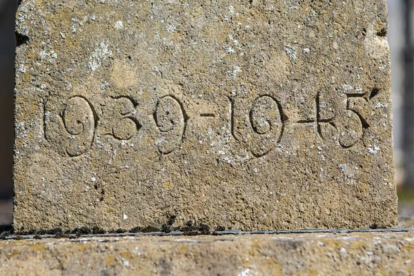 Years Second World War 1939 1945 Carved Stone — Stock Photo, Image