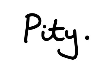 Yazık, beyaz arka planda el yazısı var..