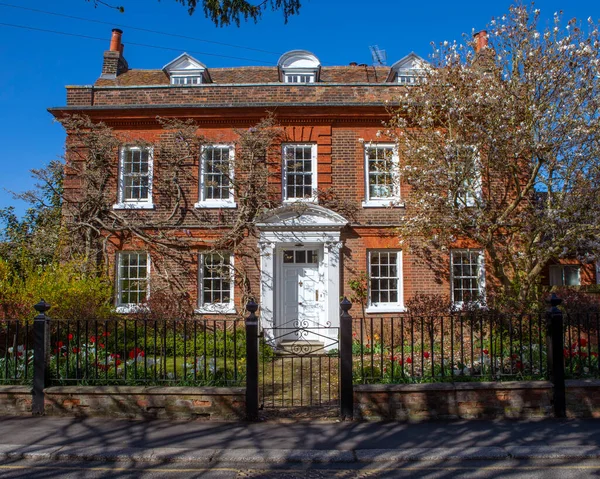 Hertfordshire Großbritannien April 2021 Blick Auf Ein Schönes Traditionelles Haus — Stockfoto