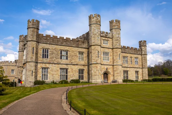 Uma Vista Deslumbrante Castelo Leeds Kent Reino Unido — Fotografia de Stock