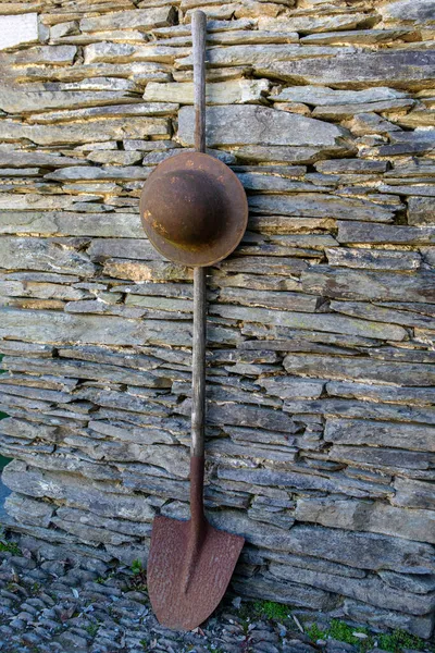 Conmovedor Monumento Guerra Los Jardines Perdidos Heligan Cornwall Reino Unido — Foto de Stock