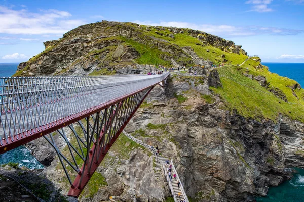 Cornwall Reino Unido Junio 2021 Una Vista Del Impresionante Puente — Foto de Stock