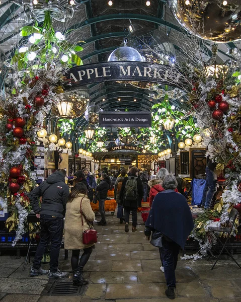 Лондон Великобритания Декабря 2021 Года Вид Прекрасный Apple Market Covent — стоковое фото