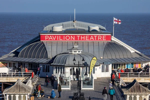 Cromer Storbritannien Januari 2022 Utsikt Över Paviljongen Cromer Pier Kuststaden — Stockfoto