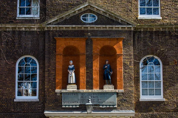 London March 17Th 2022 Beautiful Old Exterior John Wapping School — Stockfoto