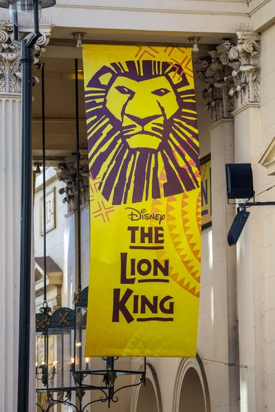 London March 17Th 2022 Lion King Musical Lyceum Theatre Central — Stock Photo, Image