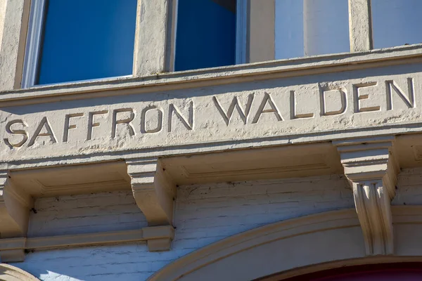 Πόλη Της Saffron Walden Στο Essex Ηνωμένο Βασίλειο — Φωτογραφία Αρχείου