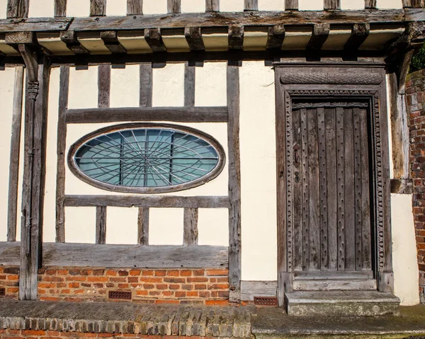 Medieval Timber Framed Architecture Town Saffron Walden Essex — Foto Stock