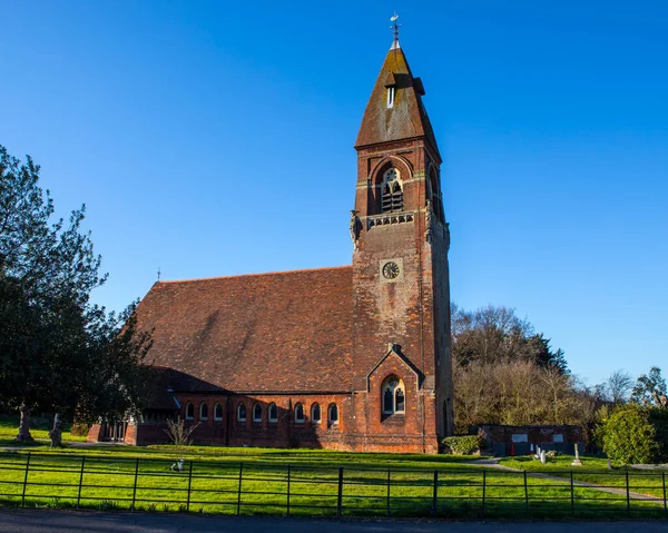 View John Evangelist Church Village Ford End Essex — Fotografia de Stock