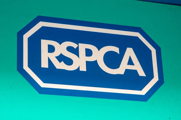 Norfolk May 16Th 2022 Close Rspca Sign Exterior Charity Shop — стокове фото