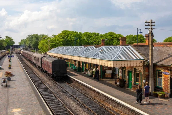 Sheringham May 16Th 2022 Platforms Sheringham Railway Station Seaside Town — Stock fotografie