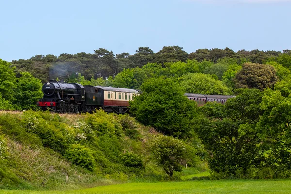 Sheringham May 16Th 2022 Steam Train Running North Norfolk Railway — Stock fotografie