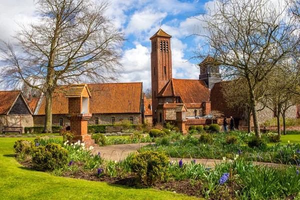 Norfolk April 7Th 2022 View Beautiful Grounds Shrine Our Lady — Stok fotoğraf