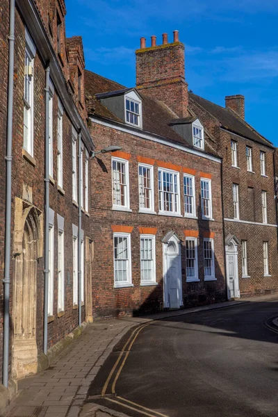View Historic Queen Street Historic Town Kings Lynn Norfolk — Stock Photo, Image