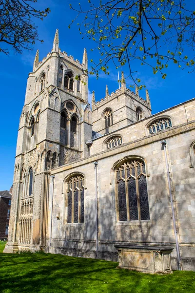 Hermosa Kings Lynn Minster Histórica Ciudad Kings Lynn Norfolk Reino —  Fotos de Stock