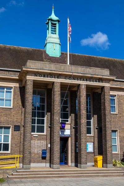 Norfolk April 17Th 2022 King Lynn Police Station Building Houses — Foto de Stock