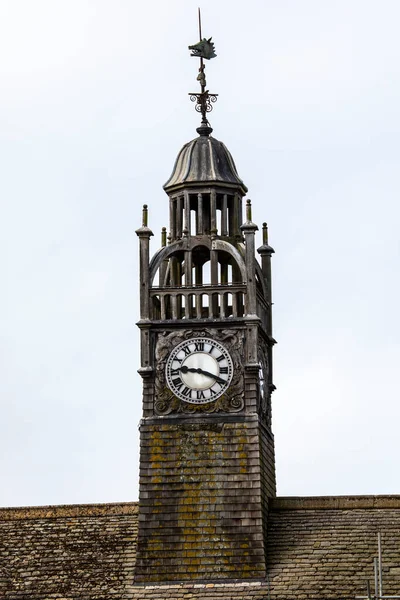 Clocktower Redesdale Hall Also Known Moreton Marsh Town Hall Beautiful — Foto de Stock