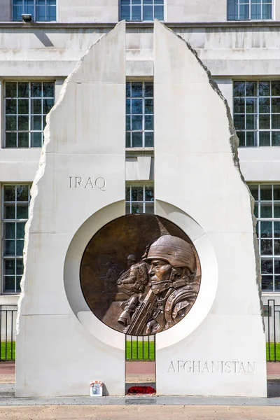 Londres Reino Unido Abril 2022 Monumento Guerra Irak Afganistán Centro — Foto de Stock