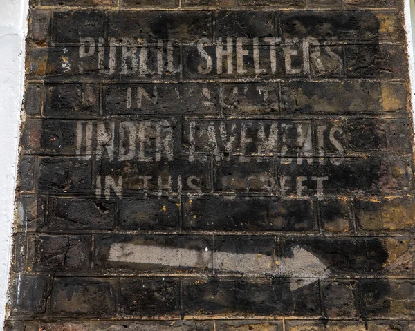 London Großbritannien April 2022 Historische Geisterschilder Einer Straße Westminster London — Stockfoto