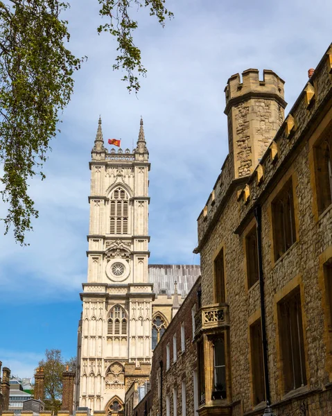 View Westinster Abbey Historic Deans Yard City Westminster London — Stock Photo, Image