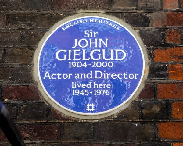 London April 20Th 2022 Blue Plaque Cowley Street City Westminster — Foto Stock