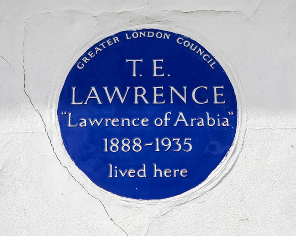 London April 20Th 2022 Blue Plaque Located Barton Street London — Stock fotografie