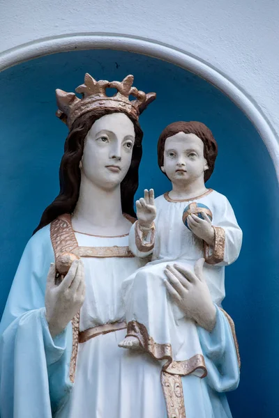 London May 19Th 2022 Beautiful Sculpture Exterior Marys Catholic Church — Stock Photo, Image