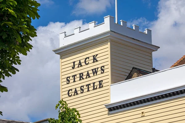 Londres Reino Unido Maio 2022 Exterior Histórico Castelo Jack Straws — Fotografia de Stock