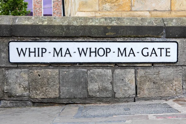 Street Sign Whip Whop Gate City York — Stockfoto