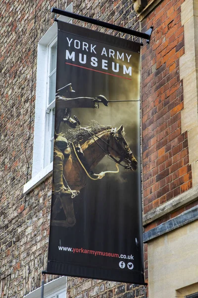 York June 6Th 2022 Sign Entrance York Army Museum Tower — Stockfoto