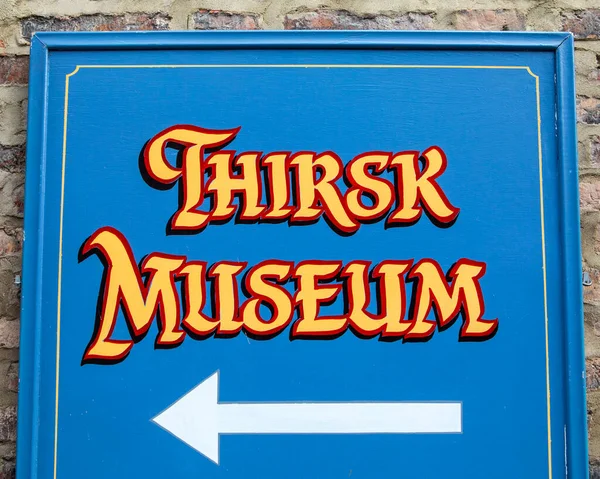 Thirsk Velká Británie Června 2022 Thirské Muzeum Thirsku Severní Yorkshire — Stock fotografie