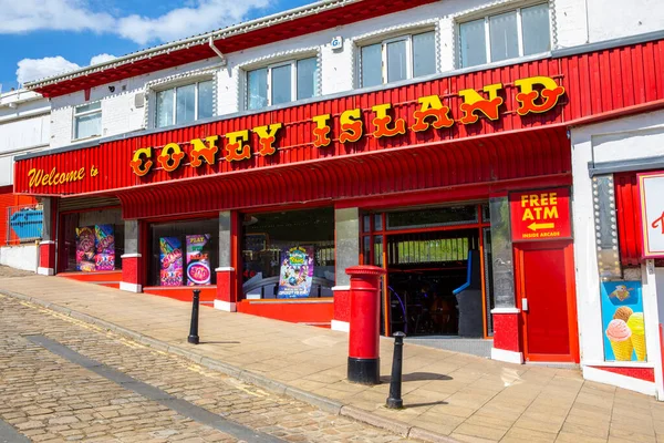 Scarborough Großbritannien Juni 2022 Coney Island Amusement Arcade Der Küstenstadt — Stockfoto