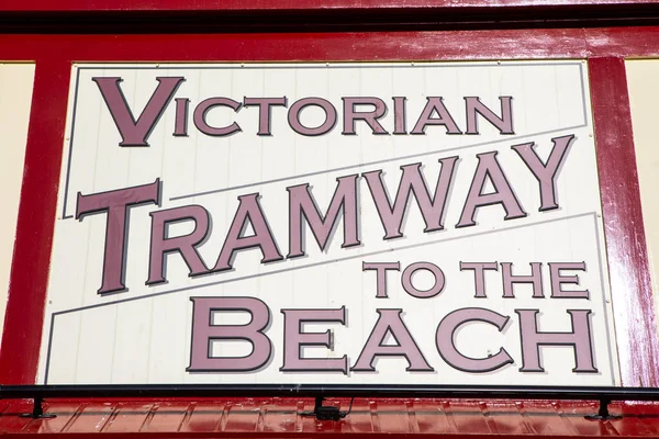 Scarborough 8Th June 2022 Sign Historic Victorian Cliff Tramway Scarborough — Stock fotografie