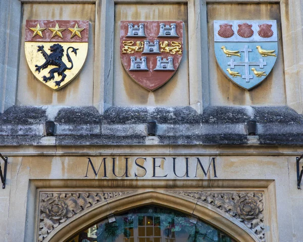 Winchester November 28Th 2021 Sign Coat Arms Badges Entrance Winchester — Photo