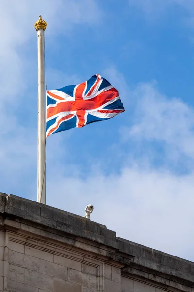 Drapeau Union Flottant Berne Buckingham Palace Londres Royaume Uni Pour — Photo