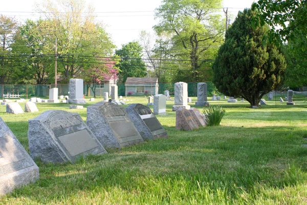 Cimitero della piccola città — Foto Stock