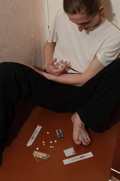 Drug addict — Stock Photo, Image