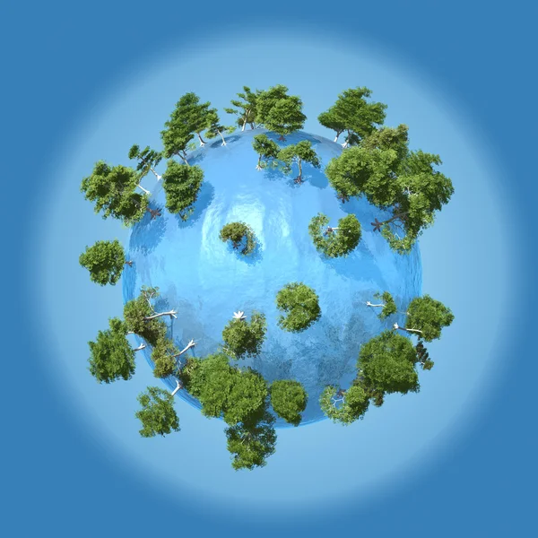 Planet of water — Stock Photo, Image