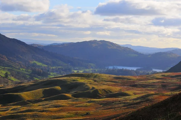 Grasmere in the distance. — Stock Photo, Image