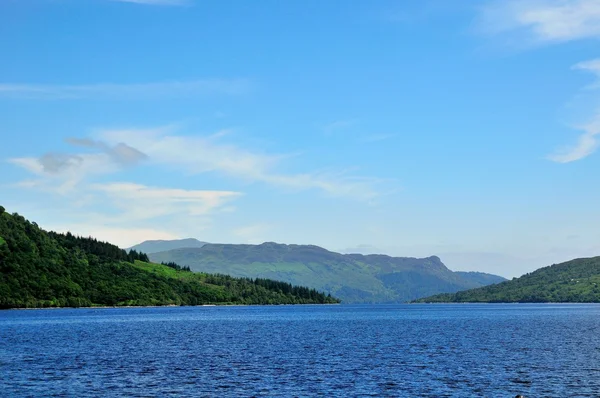 スコットランドの湖. ストック画像