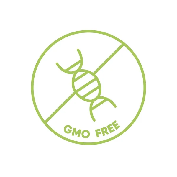 Gmo free food icon — Wektor stockowy