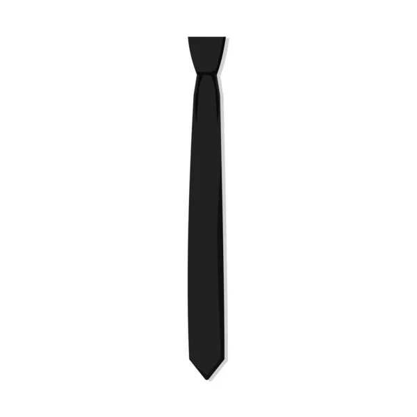 Black Tie Template Stylish Accessory Business Suits Shirts Elegant Element — ストックベクタ