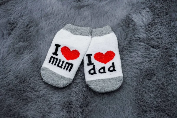 Pair Small Baby Socks — Photo