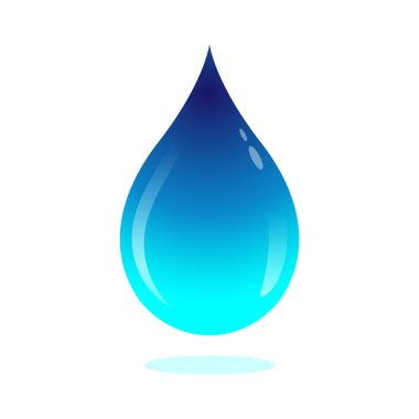 Su damlası saf damla çizimi