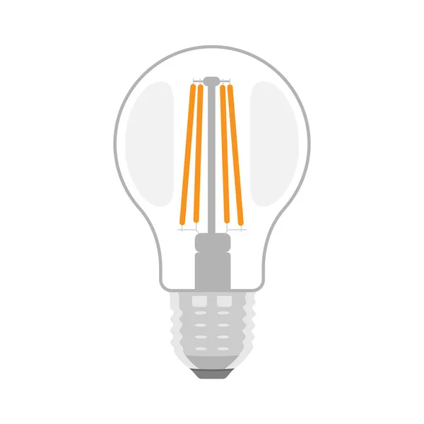 Icône Ampoule Éclairage Lampe Électrique Électricité Briller — Image vectorielle
