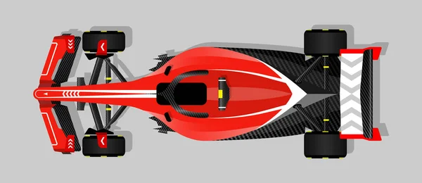 Racing Sport Car Racing Bolid Illustration Vector — Vetor de Stock
